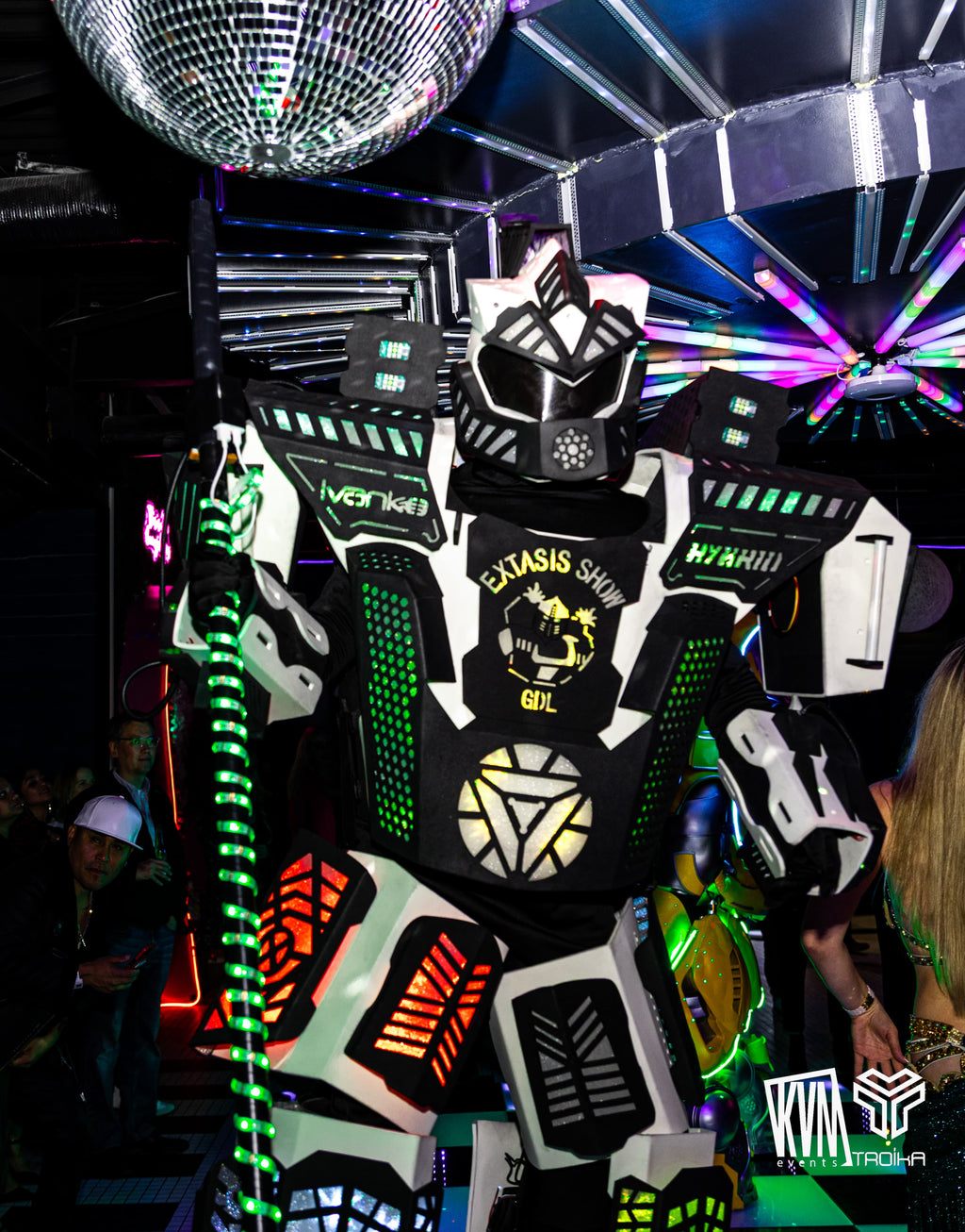 Rent Our Led Party Robot