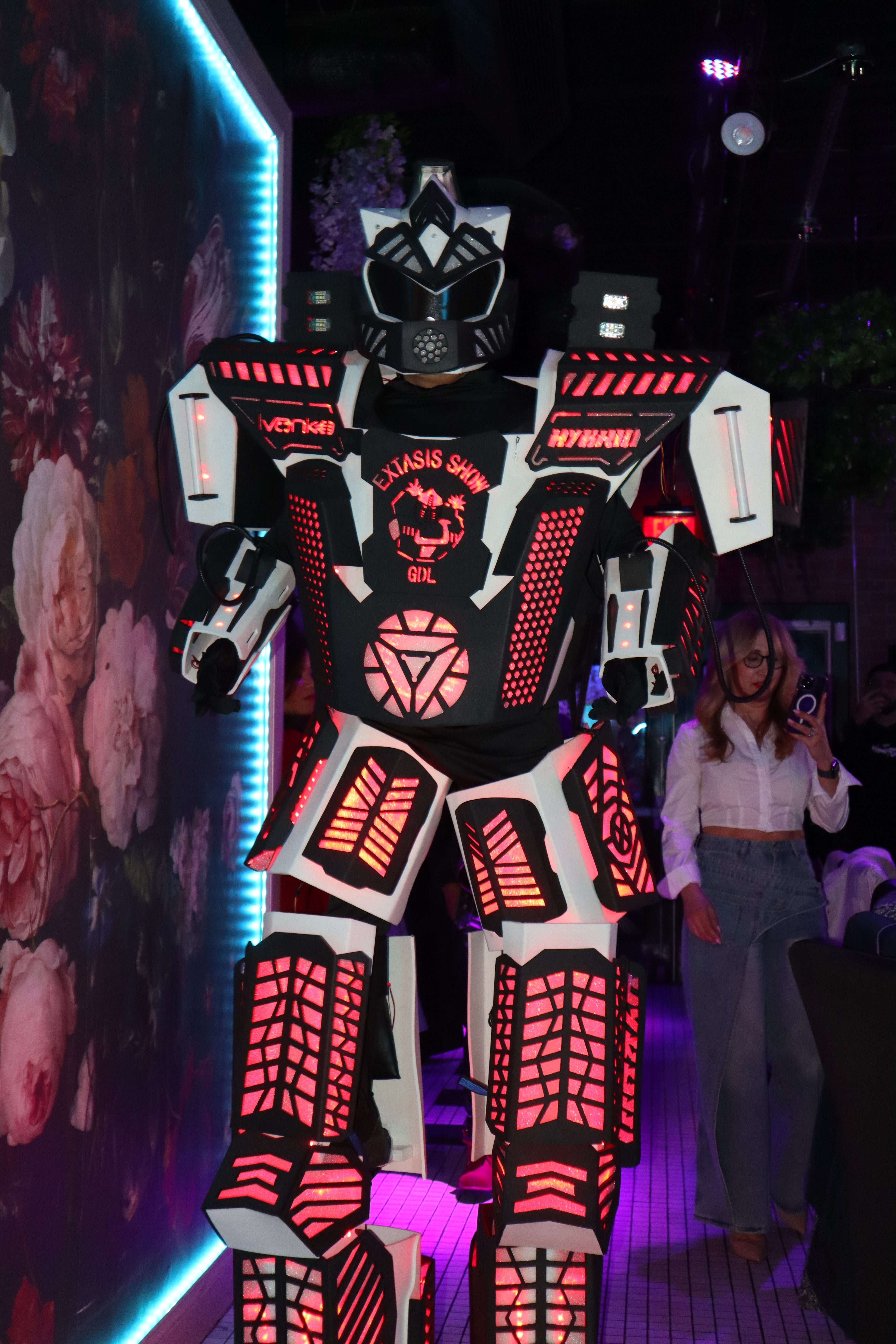 Rent Our Led Party Robot