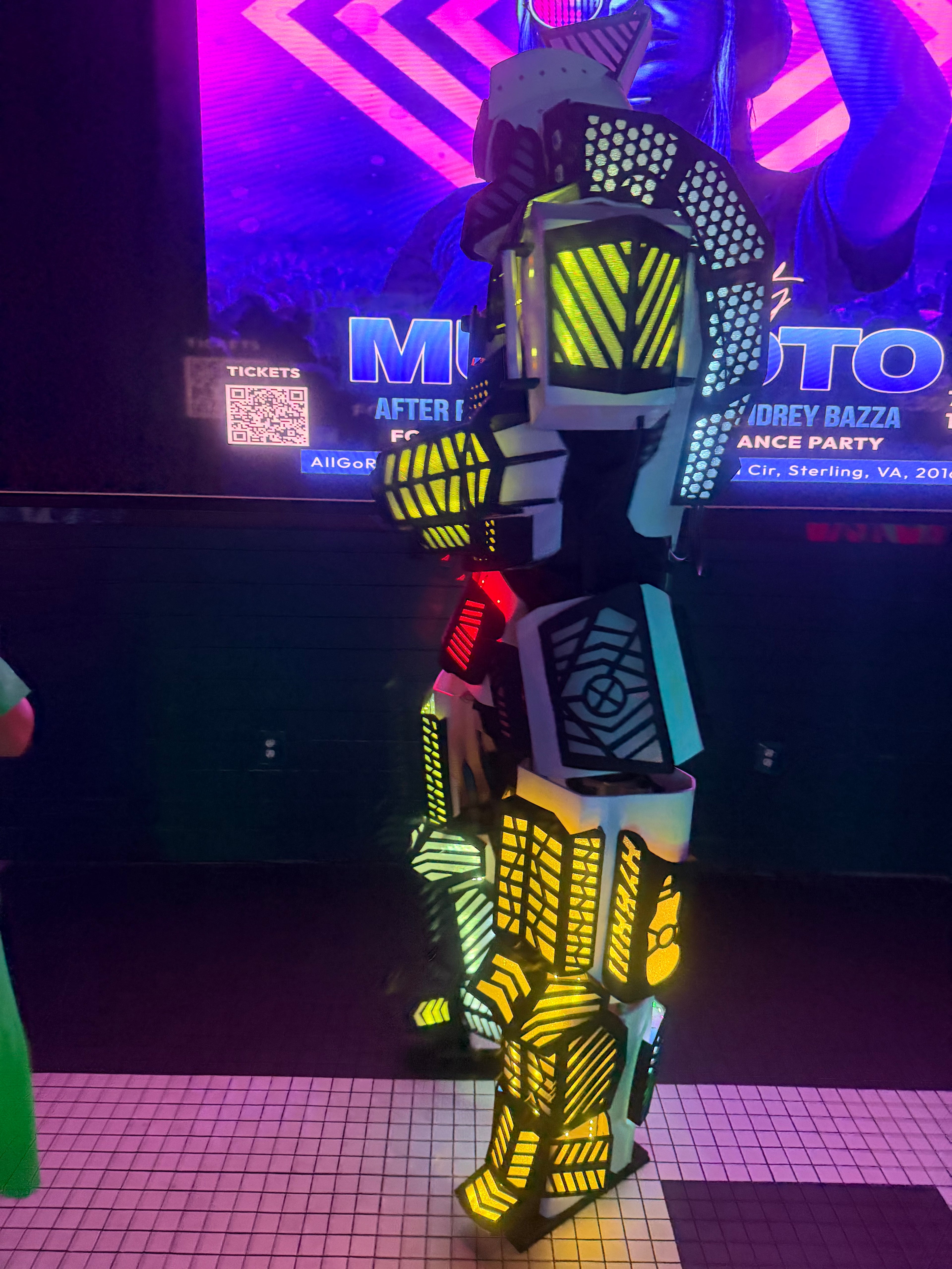 Rent Our Led Party Robot