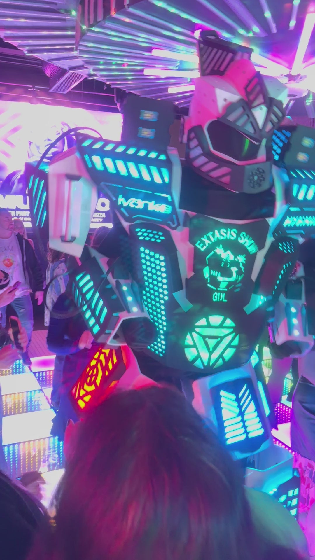 Rent Our Led Party Robot